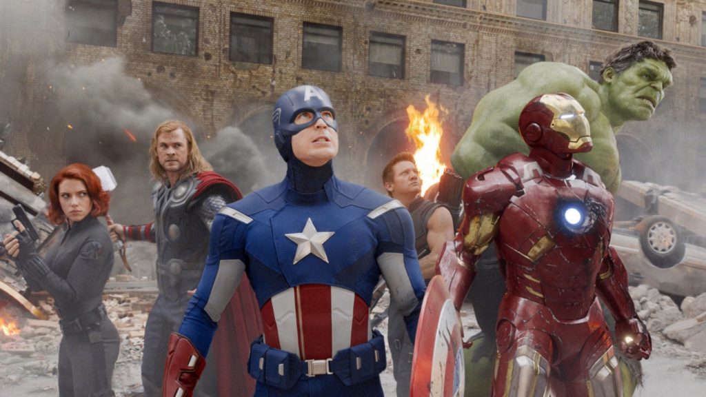 Os Vingadores ocupa a oitava posição na lista de maiores bilheterias do cinema.