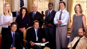 The West Wing, criada por Aaron Sorkin, é uma das séries com o maior número de indicações ao Emmy Awards.